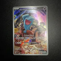 Pokemon TCG Team Rocket's Wobbuffet SVP 203 Promo Holo 110 HP EN - Image 1