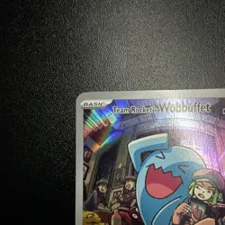 Pokemon TCG Team Rocket's Wobbuffet SVP 203 Promo Holo 110 HP EN - Image 2