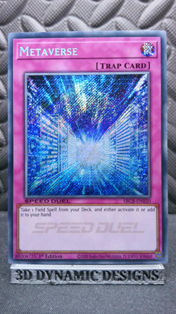 | Yugioh Metaverse SBCB-EN020 Secret Rare Speed Duel Battle City 1st NM 🔥 | - Image 1