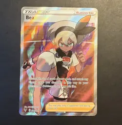Bea 180/185 Ultra Rare Vivid Voltage Pokemon Near Mint Pokemon Full Art Trainer - Image 1