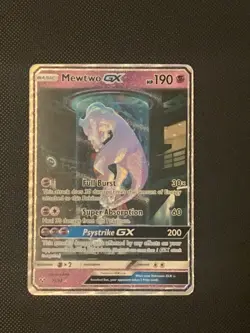 Pokemon - Mewtwo GX (78/73) Shiny Holo Rare Near Mint | Shining Legends - Image 1