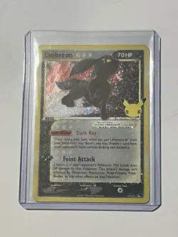 Pokemon NICE Umbreon Gold Star 17/17 Celebrations 25th Anniversary Rare NM/M - Image 1