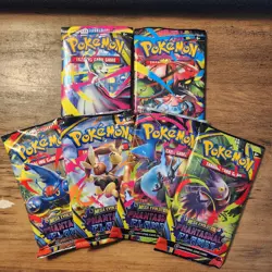 Pokemon Mega Evolution Phantasmal Flames A Heroes Booster Pack Art Empty Display - Image 1