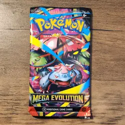 Pokemon Mega Evolution Phantasmal Flames A Heroes Booster Pack Art Empty Display - Image 2