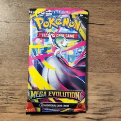 Pokemon Mega Evolution Phantasmal Flames A Heroes Booster Pack Art Empty Display - Image 4
