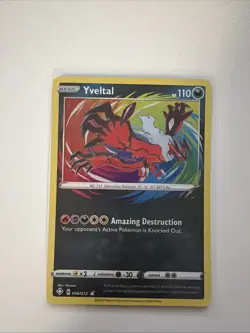 Pokemon TCG Yveltal 046/072 Amazing Rare Shining Fates Holo English 2021 - Image 1