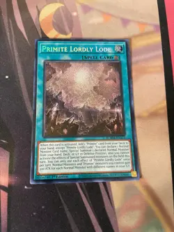 YUGIOH - PRIMITE LORDLY LODE - SECRET RARE - BLMM - 1ST ED - NM - Image 1