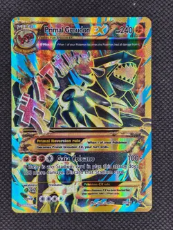 PRIMAL GROUDON EX 97/98 SECRET RARE ANCIENT ORIGINS POKEMON - Image 1