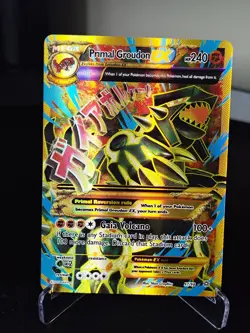 Primal Groudon EX 97/98 Secret Rare Ancient Origins Pokemon LP Played - Image 1
