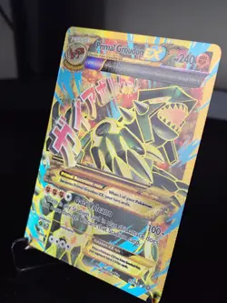 Primal Groudon EX 97/98 Secret Rare Ancient Origins Pokemon LP Played - Image 2