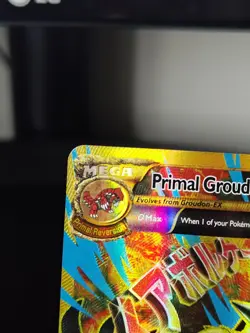 Primal Groudon EX 97/98 Secret Rare Ancient Origins Pokemon LP Played - Image 3