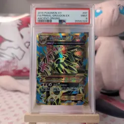 Pokemon TCG Primal Groudon Ex 97/98 Ancient Origins Secret Rare Holo PSA 9 - Image 1