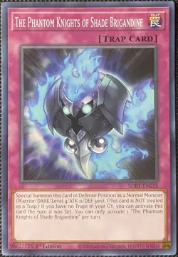 The Phantom Knights of Shade Brigandine SDBT-EN035 Structure Deck - Yugioh Card - Image 1