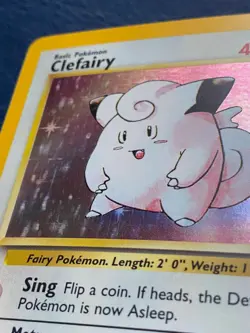 Clefairy 5/102 Base Set Unlimited (1999) Vintage WOTC Holo Rare - NM - Image 3