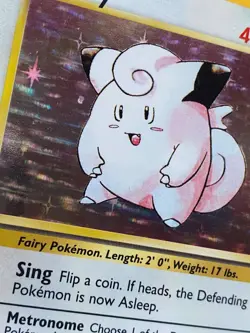 Clefairy 5/102 Base Set Unlimited (1999) Vintage WOTC Holo Rare - NM - Image 4
