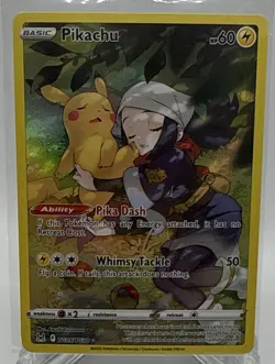 Pokemon TCG Pikachu TG05/TG30 Lost Origin Trainer Gallery Ultra Rare Holo 2022 - Image 1