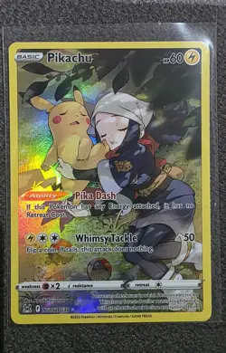 Pokemon TCG Pikachu Lost Origin Trainer Gallery Tg05/Tg30 Holo Ultra Rare - Image 1