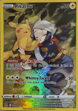 Pokemon TCG Pikachu Lost Origin Trainer Gallery Tg05/Tg30 Holo Ultra Rare - Image 1