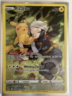 Pokemon TCG Pikachu Lost Origin Trainer Gallery Tg05/Tg30 Holo Ultra Rare - Image 1