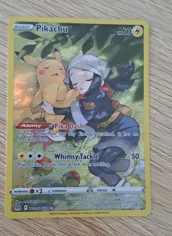 Pokemon TCG Pikachu Lost Origin Trainer Gallery Tg05/Tg30 Holo Ultra Rare - Image 1