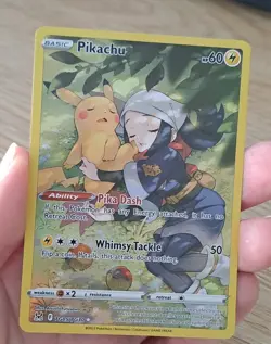 Pokemon TCG Pikachu Lost Origin Trainer Gallery Tg05/Tg30 Holo Ultra Rare - Image 2