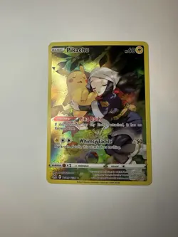 Pokemon TCG Pikachu TG05/TG30 Lost Origin Trainer Gallery Ultra Rare Holo - Image 1
