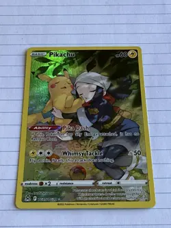 Pokemon TCG Pikachu Lost Origin Trainer Gallery Tg05/Tg30 Holo Ultra Rare - Image 2