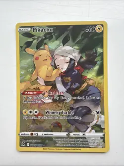 Pokemon Pikachu TCG Lost Origin Trainer Gallery Holo Ultra Rare Card TG05/TG30 - Image 2