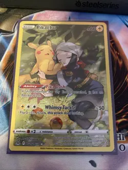 Pokemon TCG Pikachu Lost Origin Trainer Gallery Tg05/Tg30 Holo Ultra Rare - Image 1