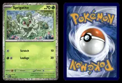 Sprigatito 001/015 Holo Promo holo McDonald's Collection 2023 Pokemon Card - Image 1