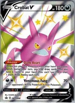 Crobat V - SWSH098 SWSH: Sword & Shield Promo Cards - Pokemon Card - NM - Image 1