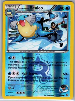 Team Aqua's Sealeo 4/34 Reverse Holo Double Crisis - Pokemon Card - NM - Image 1