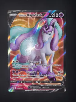 Galarian Rapidash V 167 Chilling Reign -Ultra Rare Full Art Pokemon Card English - Image 1