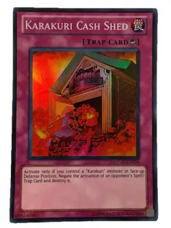 YUGIOH Karakuri Cash Shed EXVC-EN074 Super Rare Light-played LP - Image 1
