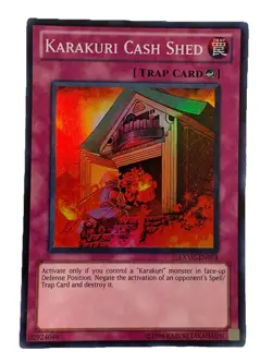 YUGIOH Karakuri Cash Shed EXVC-EN074 Super Rare Light-played LP - Image 3