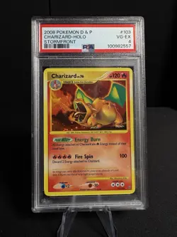 Pokemon 2008 Stormfront Charizard 103/100 Holo Secret Rare English PSA 4 - Image 1
