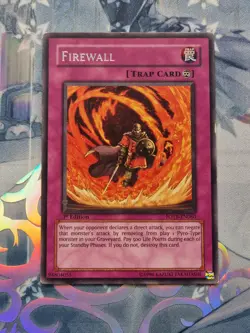 FOTB-EN060 Firewall Rare 1st Edition Moderately Played YuGiOh TCG - Image 1