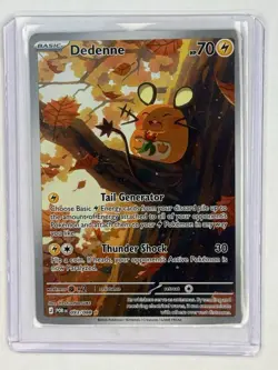Pokemon TCG Dedenne 093/088 ME03 Perfect Order Illustration Rare IR Holo NM - Image 1