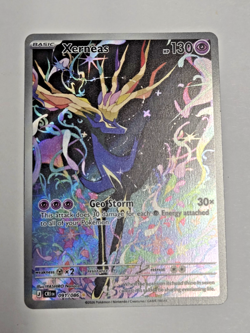 Pokemon Chaos Rising Xerneas 091/086 Chaos Rising IR Holo NM Condition - Image 1
