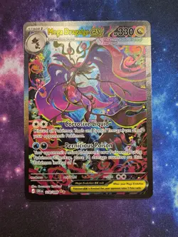 Pokemon Mega Dragalge EX 118/086 SIR Chaos Rising Special Illustration Rare NM - Image 1