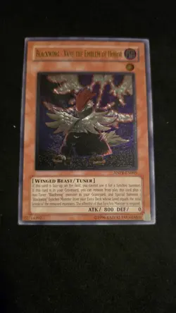 Blackwing - Vayu the Emblem of Honor - ANPR-EN005 - Ultimate Rare - Unlimited Ed - Image 1