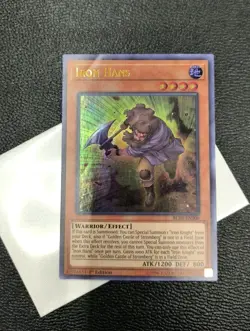 Iron Hans - BLRR-EN006 - Ultra Rare - 1st Edition LP YuGiOh! Battles of Legend: - Image 1