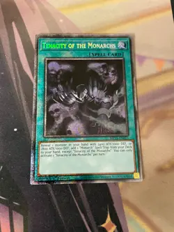 YUGIOH - TENACITY OF THE MONARCHS - MP25 - STARLIGHT RARE - NM - 1ST ED - Image 1
