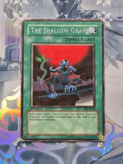 PSV-E036 The Shallow Grave Rare 1st Edition Heavily Played YuGiOh TCG - Image 1