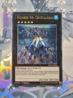 DUSA-EN006 NUMBER 94: CRYSTALZERO ULTRA RARE 1ST EDITION NEAR MINT YuGiOh TCG - Image 1