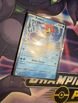Pokemon Keldeo 19/86 Chaos Rising Stamped Promo – Sealed Exclusive Holo Card - Image 2