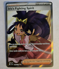 Iris's Fighting Spirit 180/159 Full Art Journey Together Pokemon Card TCG - Mint - Image 1