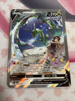 Rayquaza v Alternate Full Art Holo Card 194/203 - Image 1