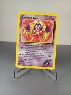 Pokemon Card Sabrina's Jynx Gym Challenge 1st Edition Uncommon 57/132 LP - Image 1