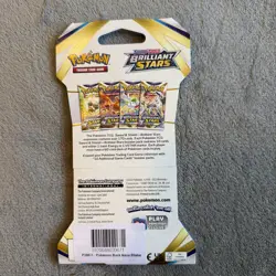 Pokemon Brilliant Stars Booster Pack Sleeved Blister Pokemon Sword Shield - Image 2